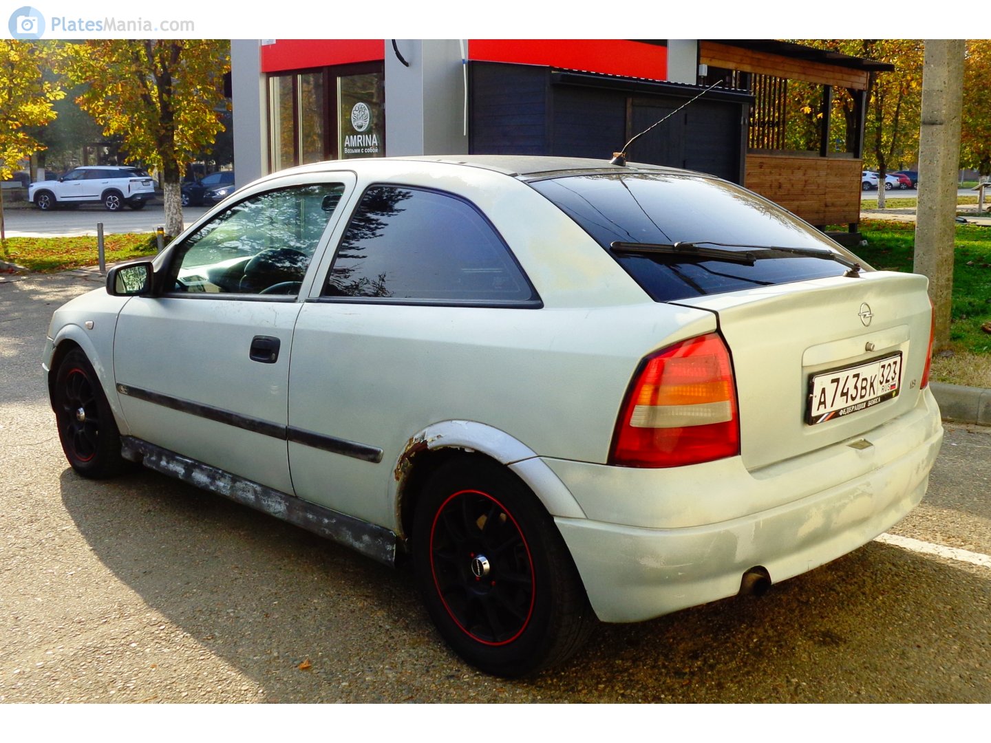 а 743 вк 323, Opel Astra 2nd gen 3-door Hatch (G; T98), 1998–2004