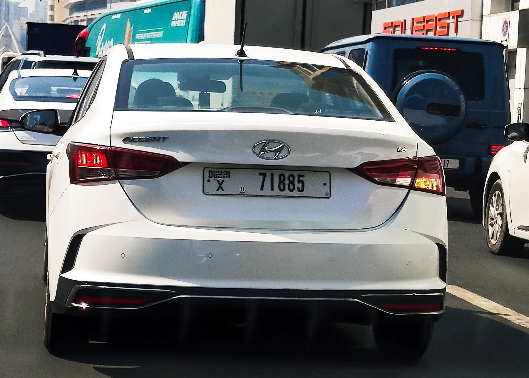 X 71885, Hyundai Accent 5th gen Sedan (HC/YC), facelift, 2020–