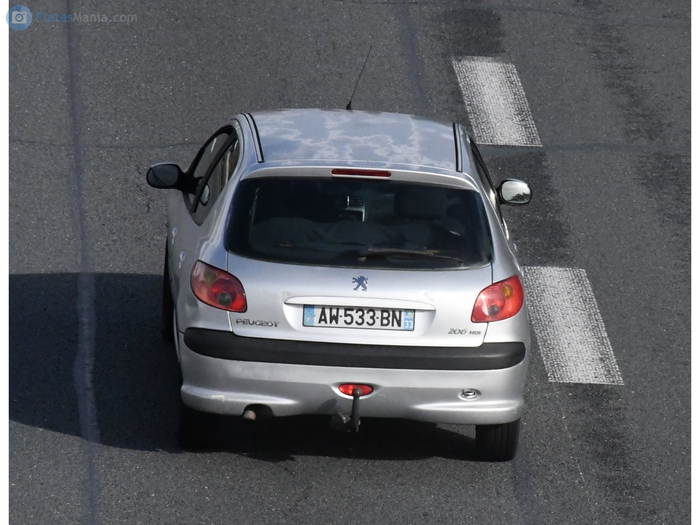 AW-533-BN, Peugeot 206 1st gen 5-door Hatch (T11), 1998–2009 (–2012 for IR-market)