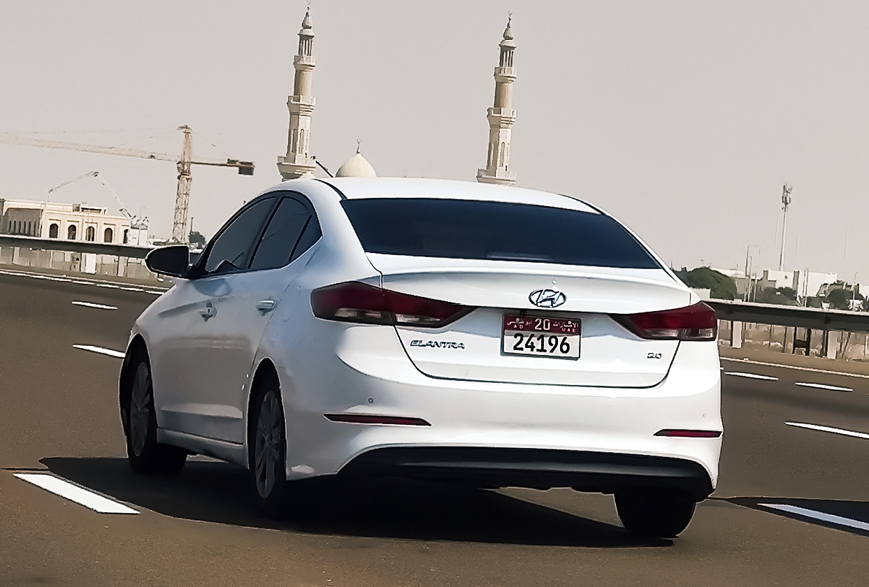 20 24196, Hyundai Elantra 6th gen Sedan (AD), 2015–2018