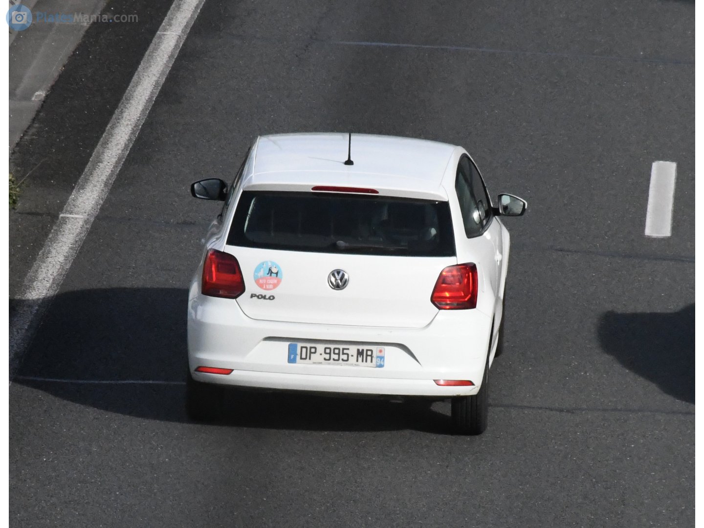 DP-995-MR, Volkswagen Polo 5th gen 3-door Hatch (6C), 1st facelift, 2014–2017