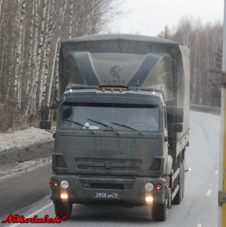 2858 ам 76, KamAZ 6511 65117 Military, 2013–