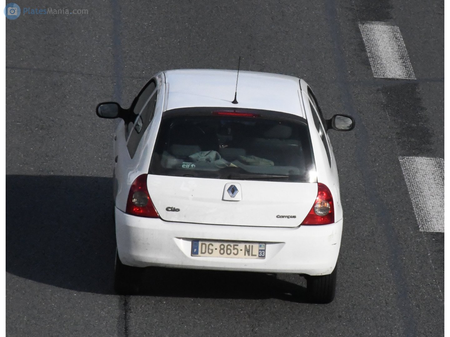 DG-865-NL, Renault Clio 2nd gen (Campus/Mio) 3-door Hatch (C65), 2nd facelift, 2006–2012 (–2016 for LATAM-market)