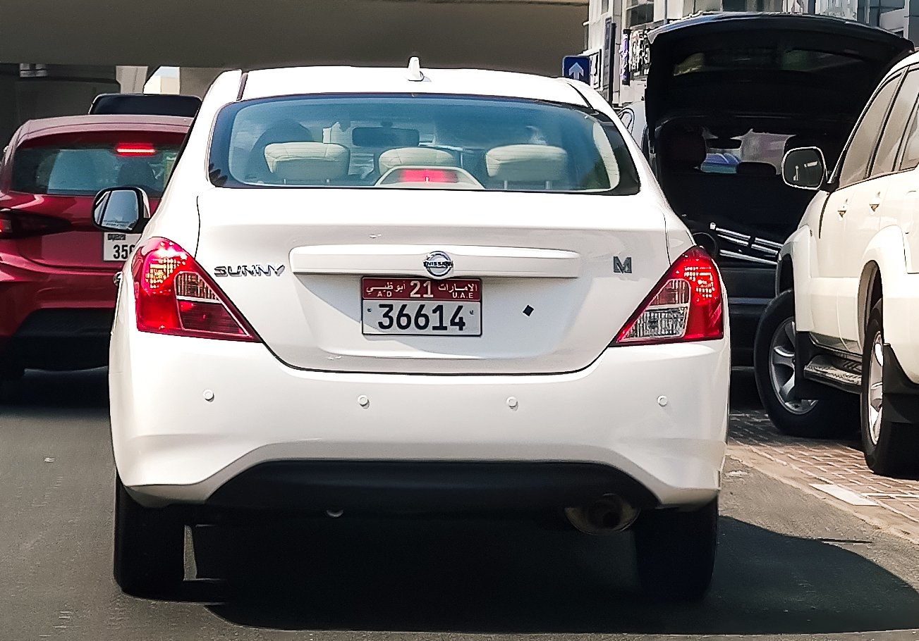 21 36614, Nissan Sunny 10th gen (N17; Asia- and Middle East-market), 2011­–2020 (–present for Middle East-market)