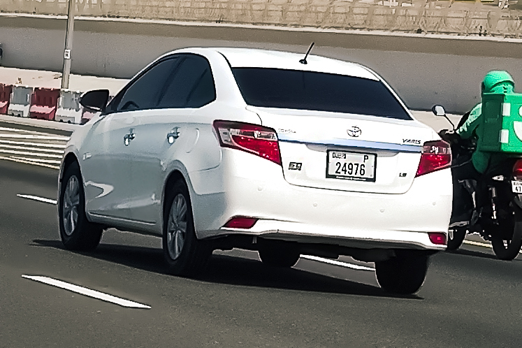 P 24976, Toyota Yaris 3rd gen Sedan (XP150), 2013–2017