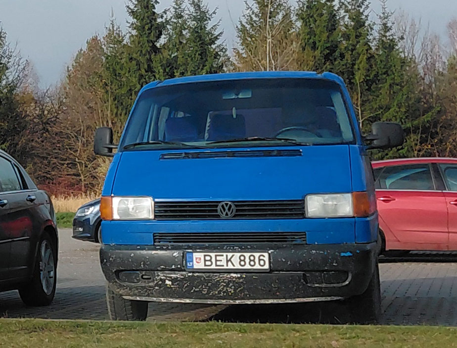 BEK 886, Volkswagen Transporter 4th gen Van (T4) (70/7D), 1990–2003