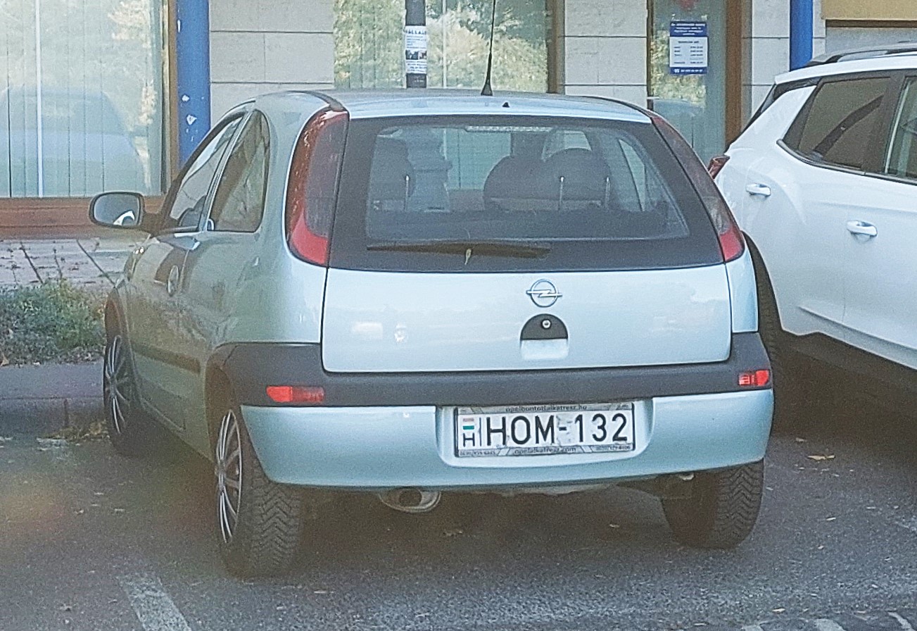 HOM-132, Opel Corsa 3rd gen 3-door Hatch (C; X01), 2000–2006