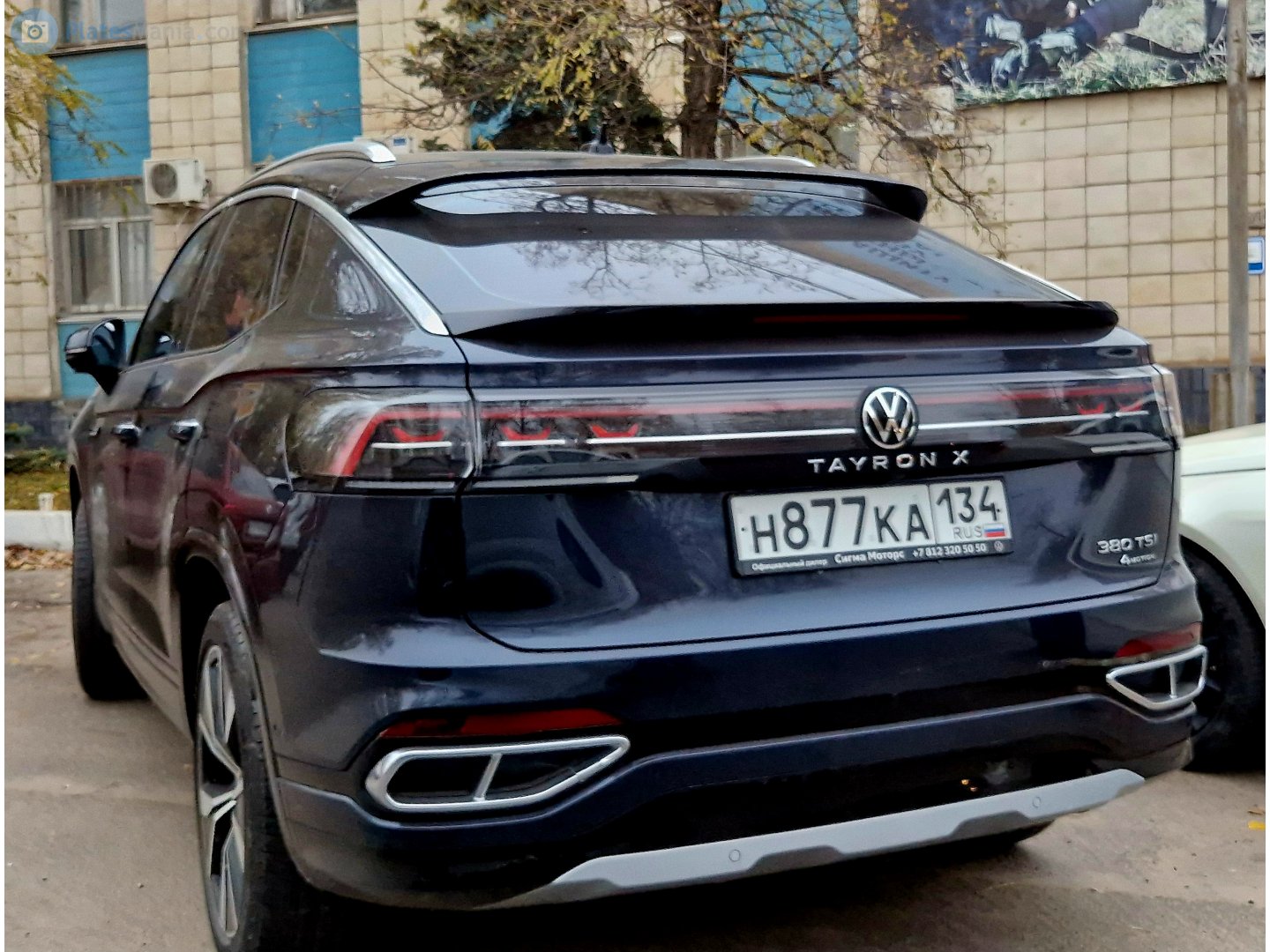 н 877 ка 134, Volkswagen Tayron 1st gen X Coupé (0D), facelift, 2022–