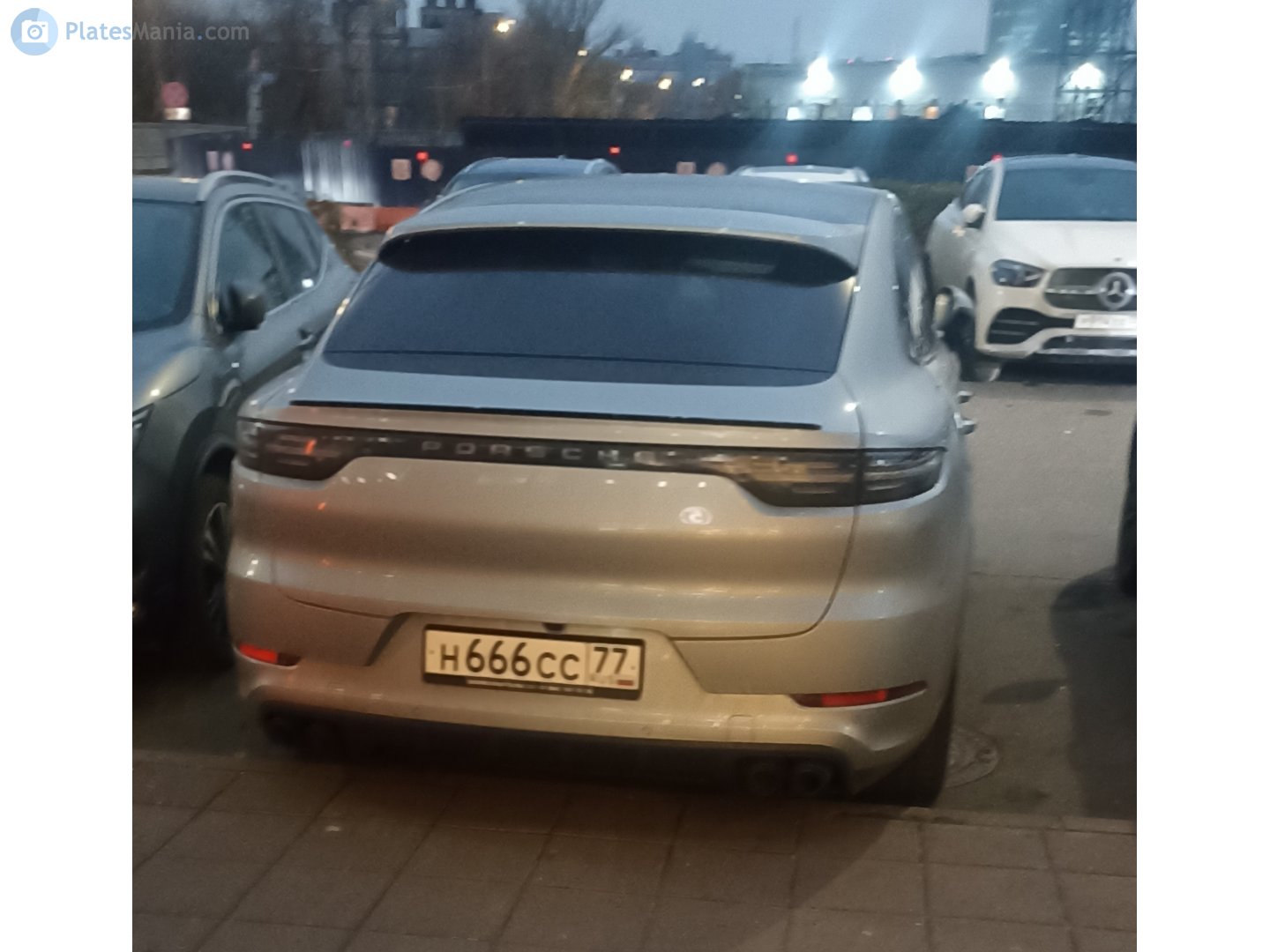 н 666 сс 77, Porsche Cayenne 3rd gen Coupé (PO536; 9Y3), 2019–2023