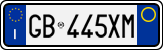 License plate of Italy, Cars (1994 year series)