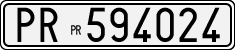 License plate of Italy, Cars (1927 year series)