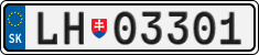 License plate of Slovakia, Vanity Plates
