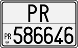 License plate of Italy, Cars (1927 year series)