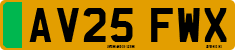 License plate of the United Kingdom, 2001 year system