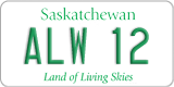 Saskatchewan, Vanity Plates