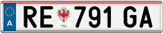 License plate of Austria, Regular plates