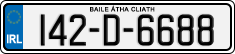 License plate of Ireland, Regular plates