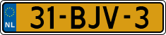 License plate of the Netherlands, Heavy Commercial Vehicles (1994 system)