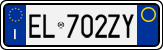 License plate of Italy, Cars (1994 year series)