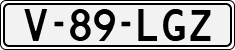 License plate of the Netherlands, Light Commercial Vehicles (1994 system)