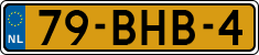 License plate of the Netherlands, Heavy Commercial Vehicles (1994 system)