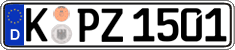 German license plate, Regular plates