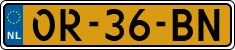 License plate of the Netherlands, Semi-trailers