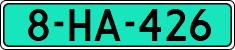 License plate of the Netherlands, Dealer (Regular)