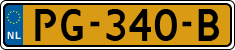 License plate of the Netherlands, Cars