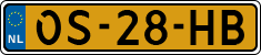 License plate of the Netherlands, Semi-trailers