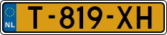 License plate of the Netherlands, Cars