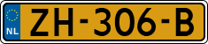 License plate of the Netherlands, Cars
