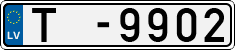 License plate of Latvia, Trailers