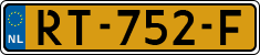License plate of the Netherlands, Cars
