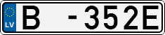 License plate of Latvia, Trailers