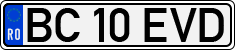 License plate of Romania, Regular plates