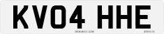 License plate of the United Kingdom, 2001 year system