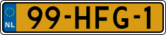 License plate of the Netherlands, Cars