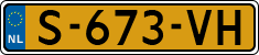 License plate of the Netherlands, Cars