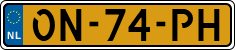 License plate of the Netherlands, Semi-trailers