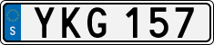 License plate of Sweden, Regular plates