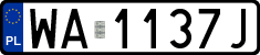 License plates of Poland, Regular car plates