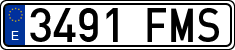License plates of Spain, Ordinary (2000)