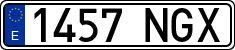 License plates of Spain, Ordinary (2000)