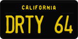 California, Vanity Plates