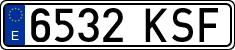 License plates of Spain, Ordinary (2000)