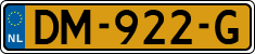 License plate of the Netherlands, Military