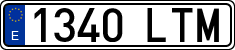 License plates of Spain, Ordinary (2000)