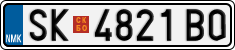 License plate of North Macedonia, Regular plates (2012)