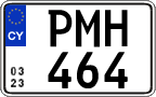 License plate of Cyprus, Regular plates